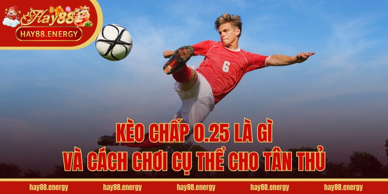 Kèo chấp 0.25 là gì và cách chơi cụ thể cho tân thủ