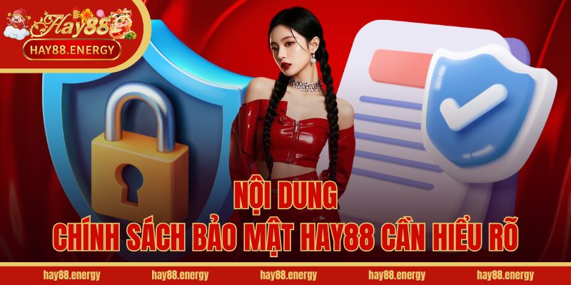 Nội dung chính sách bảo mật Hay88 cần hiểu rõ